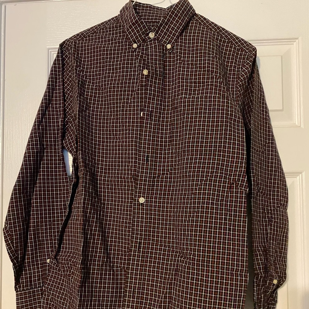 Chaps boys size medium button down dress shirt